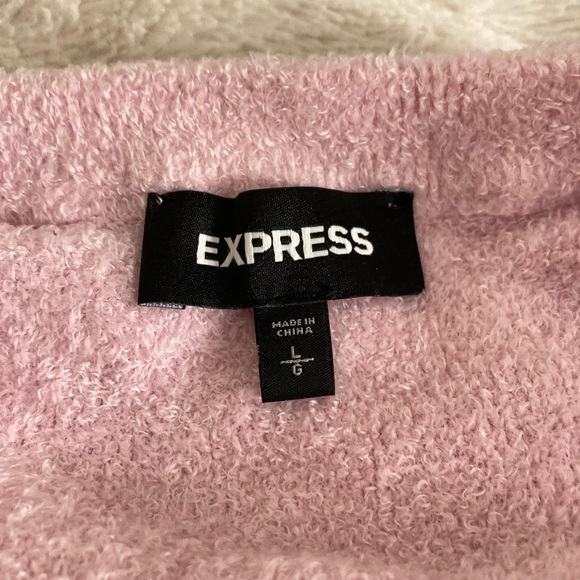 Express Batwing Fuzzy Sweater - Picture 7 of 8